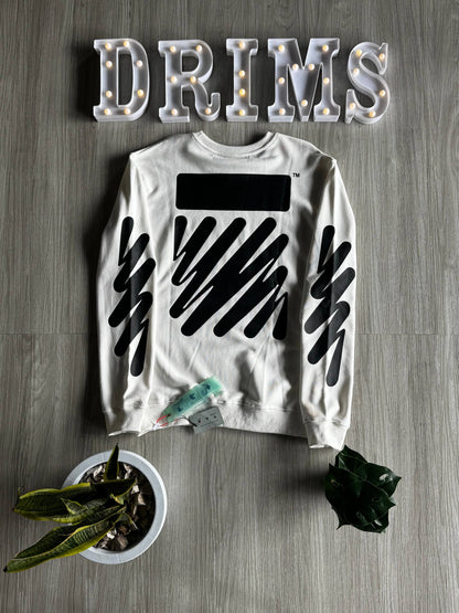 Off white Rayas Negras