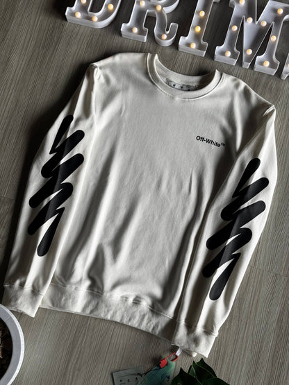 Off white Rayas Negras